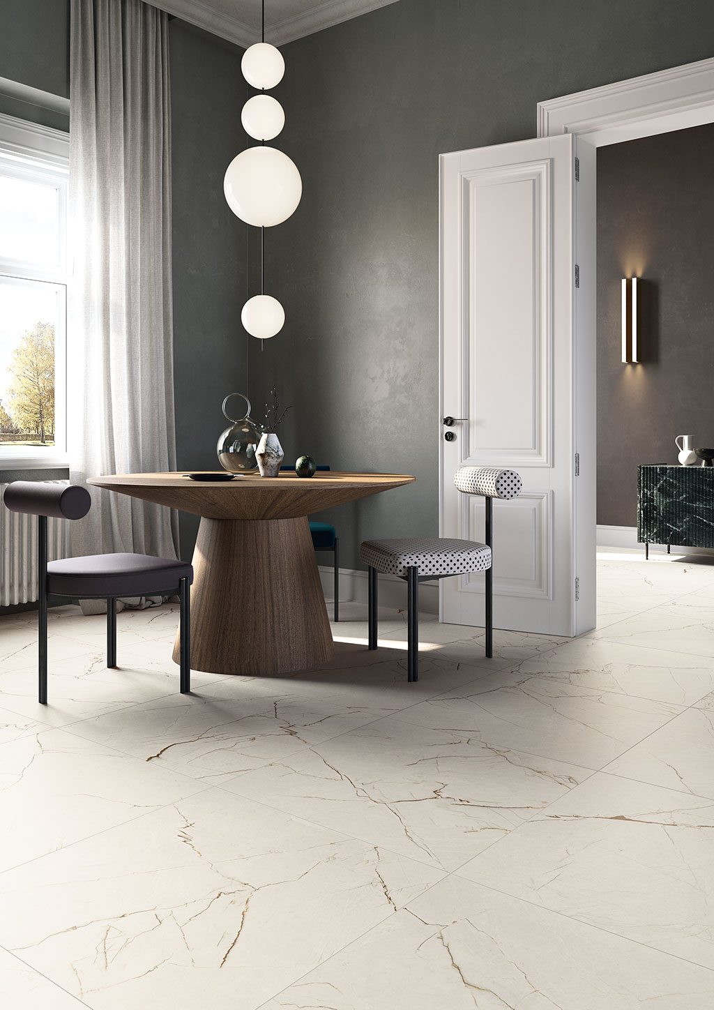 Ceramica-Fioranese_Marmorea-Intensa_Venato-aramel_piastrelle-per-cucina
