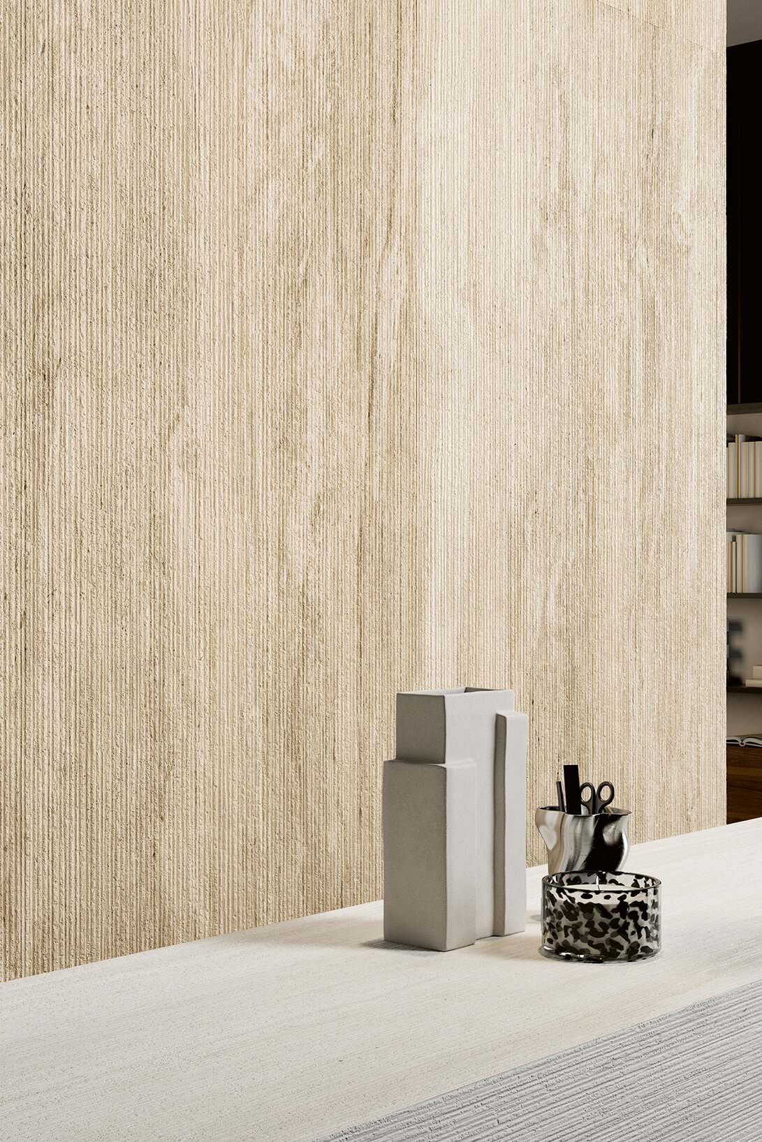Ceramiche-Coem_WIDEgres280-Millerighe_Reverso-Beige-120x280_Reverso2-White-120x280_gres-rivestimento-cucina