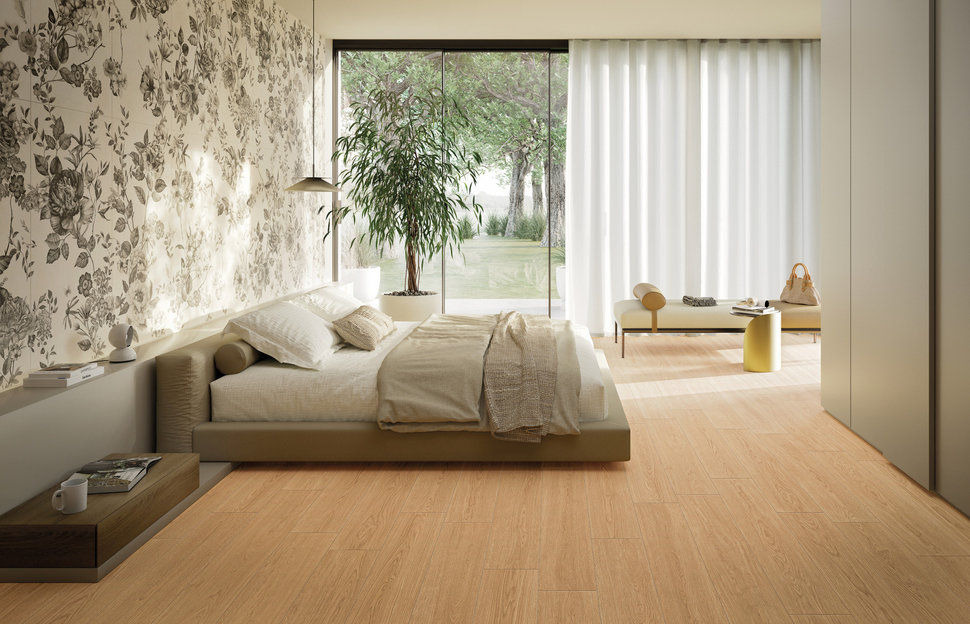 Izumi IZ01 Chiaro Selezionato 20x120 Bedroom