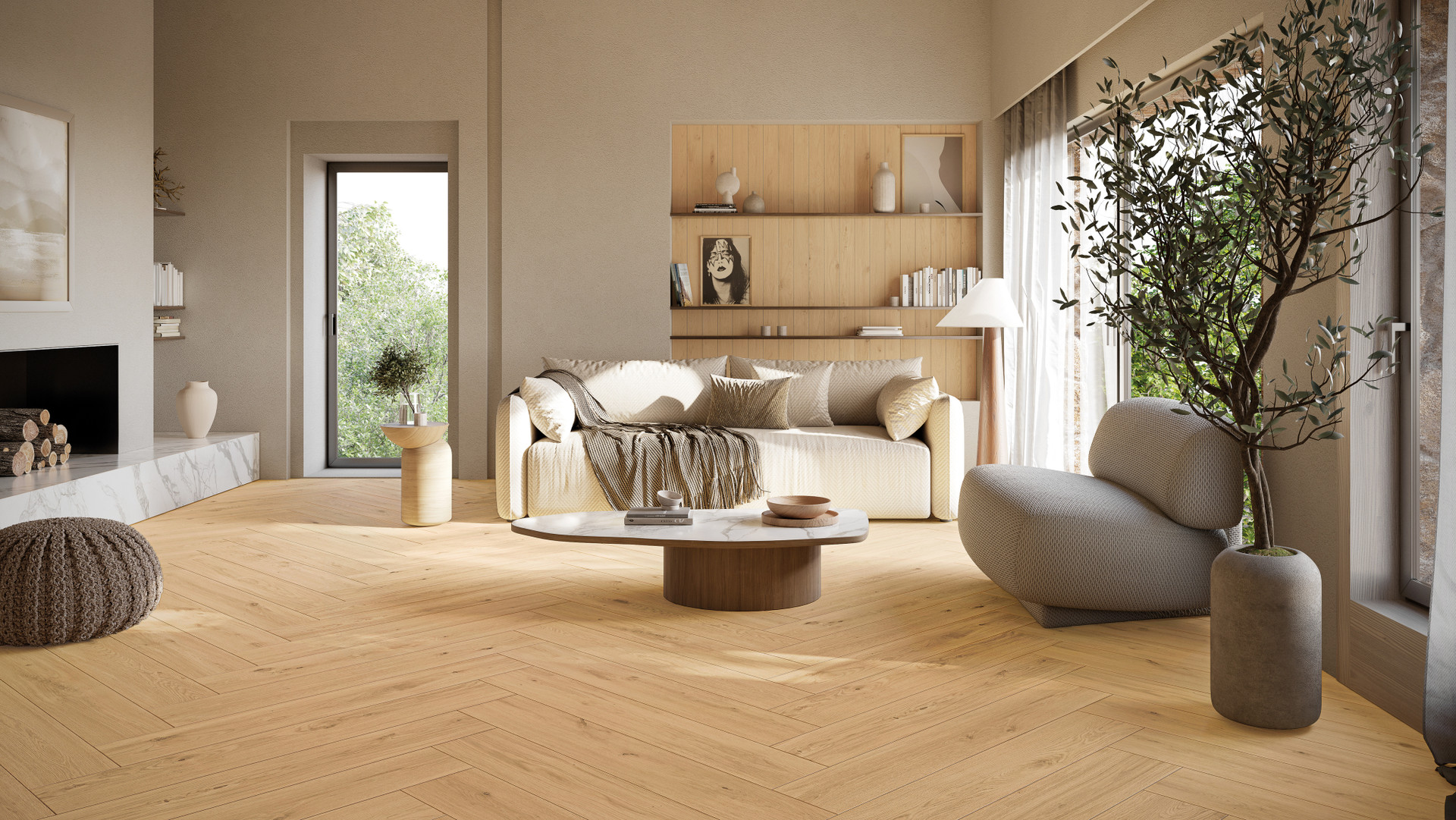 Izumi IZ02 Chiaro Classico 20x120 Living