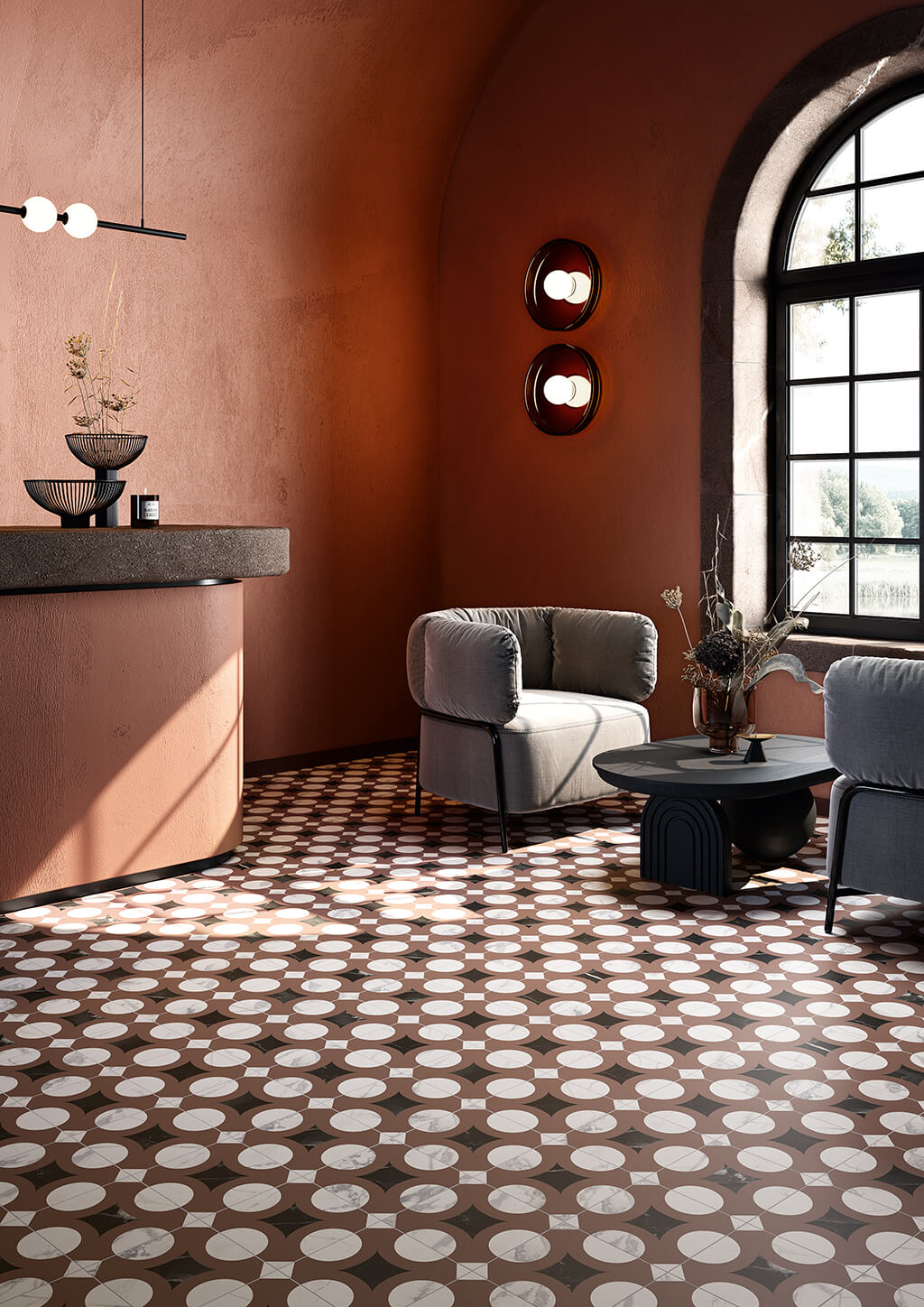 Pavimenti-in-gres-porcellanato_Ceramica-Fioranese_Marmorea-Intensa_20_Deco-Dusty-Mauve-20x20-1