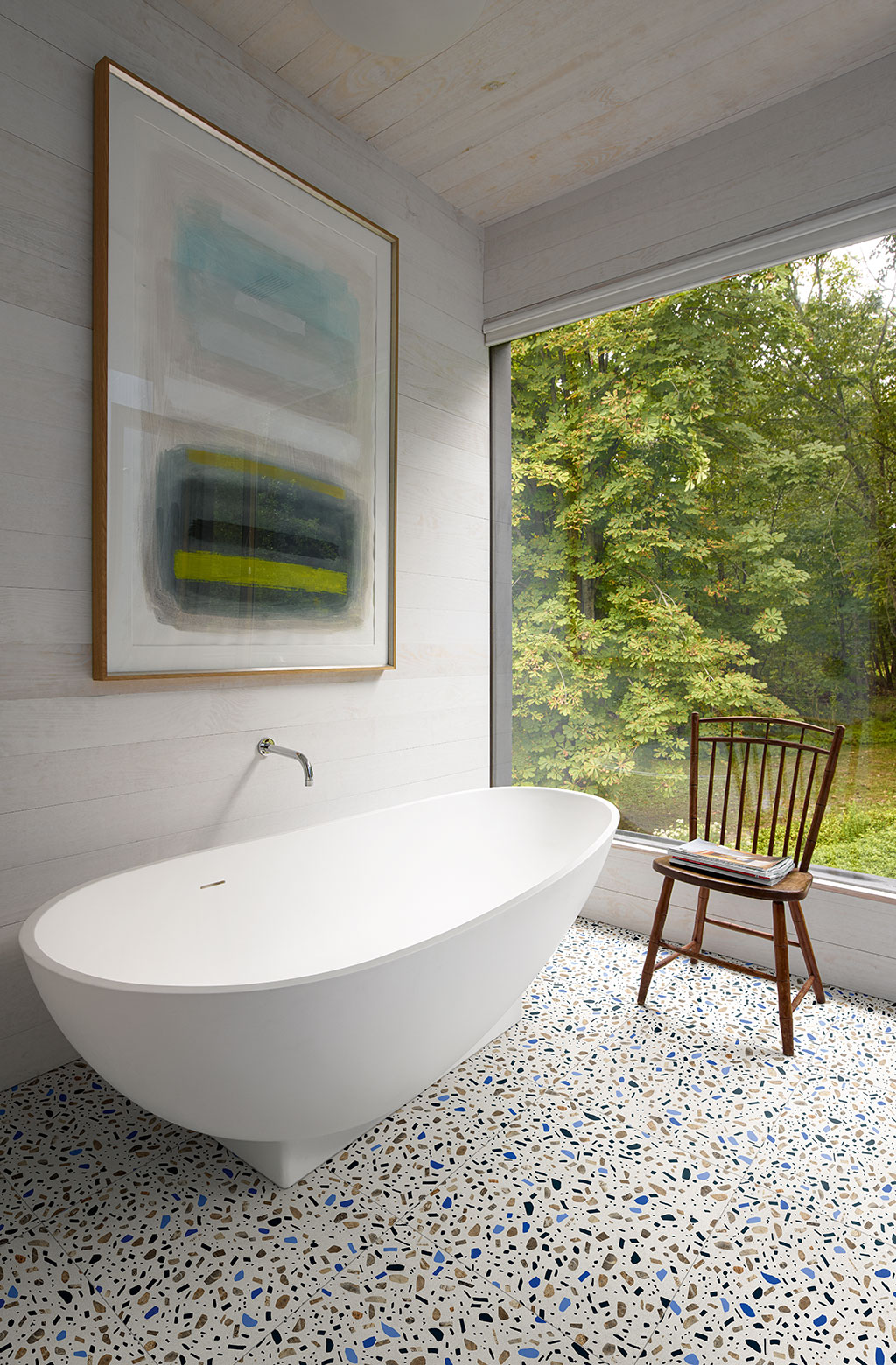 Piastrelle-bagno_Ceramica-Fioranese_FIO.Ghiaia_Bianco-60x60