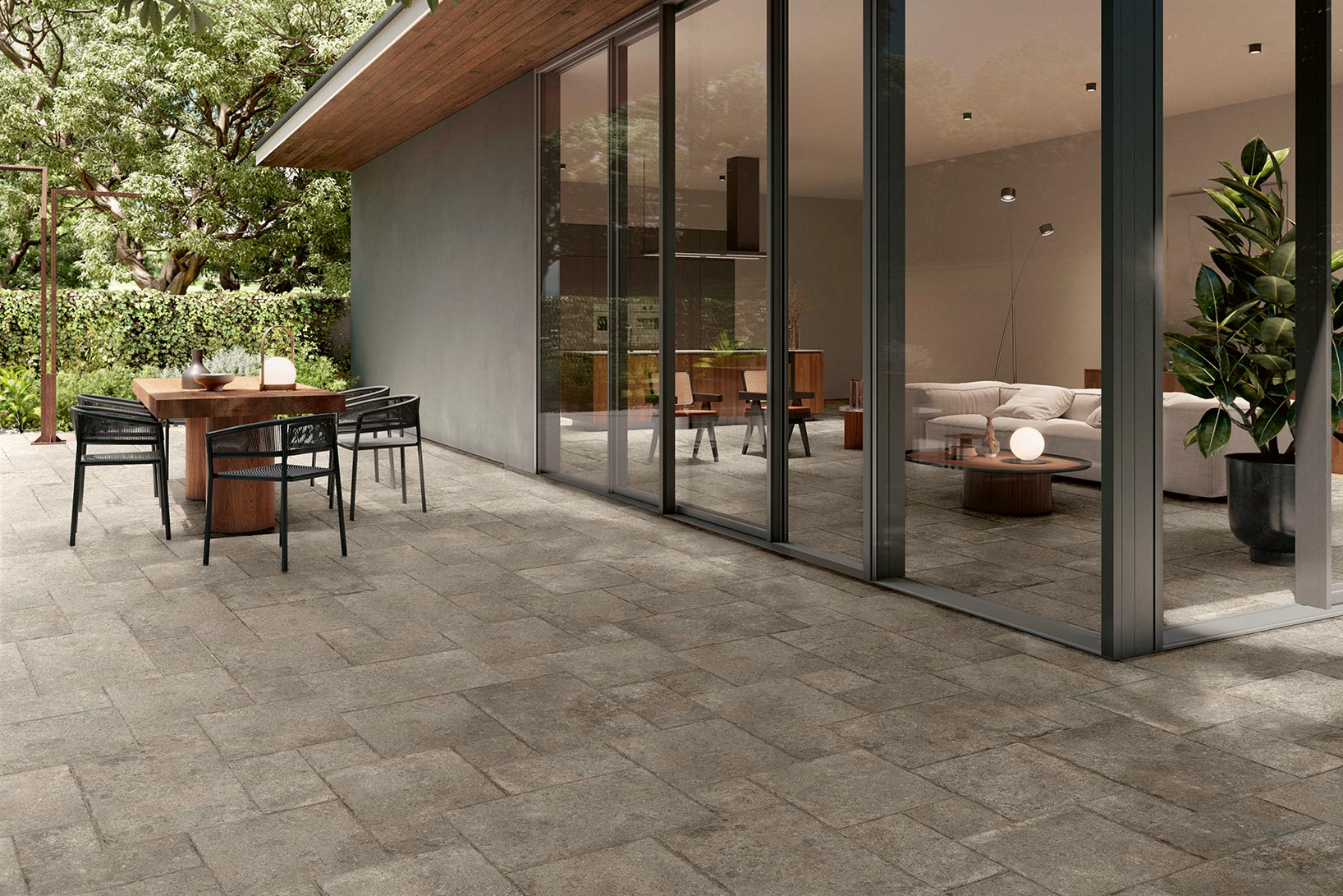 Ceramiche-Coem_Gascogne_Grigio-Scuro-Modulo_piastrelle-per-esterno