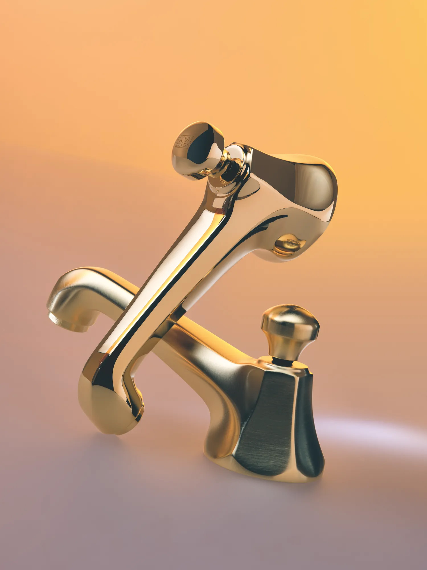 Dornbracht-Madison-design-bathroom-washbasin-faucet-messingmessing-gebürstet
