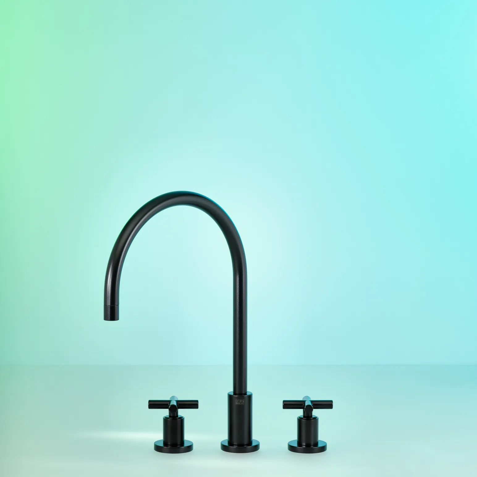 Dornbracht-tara-design-series-3-hole-kitchen-kitchen-faucet-black-matte
