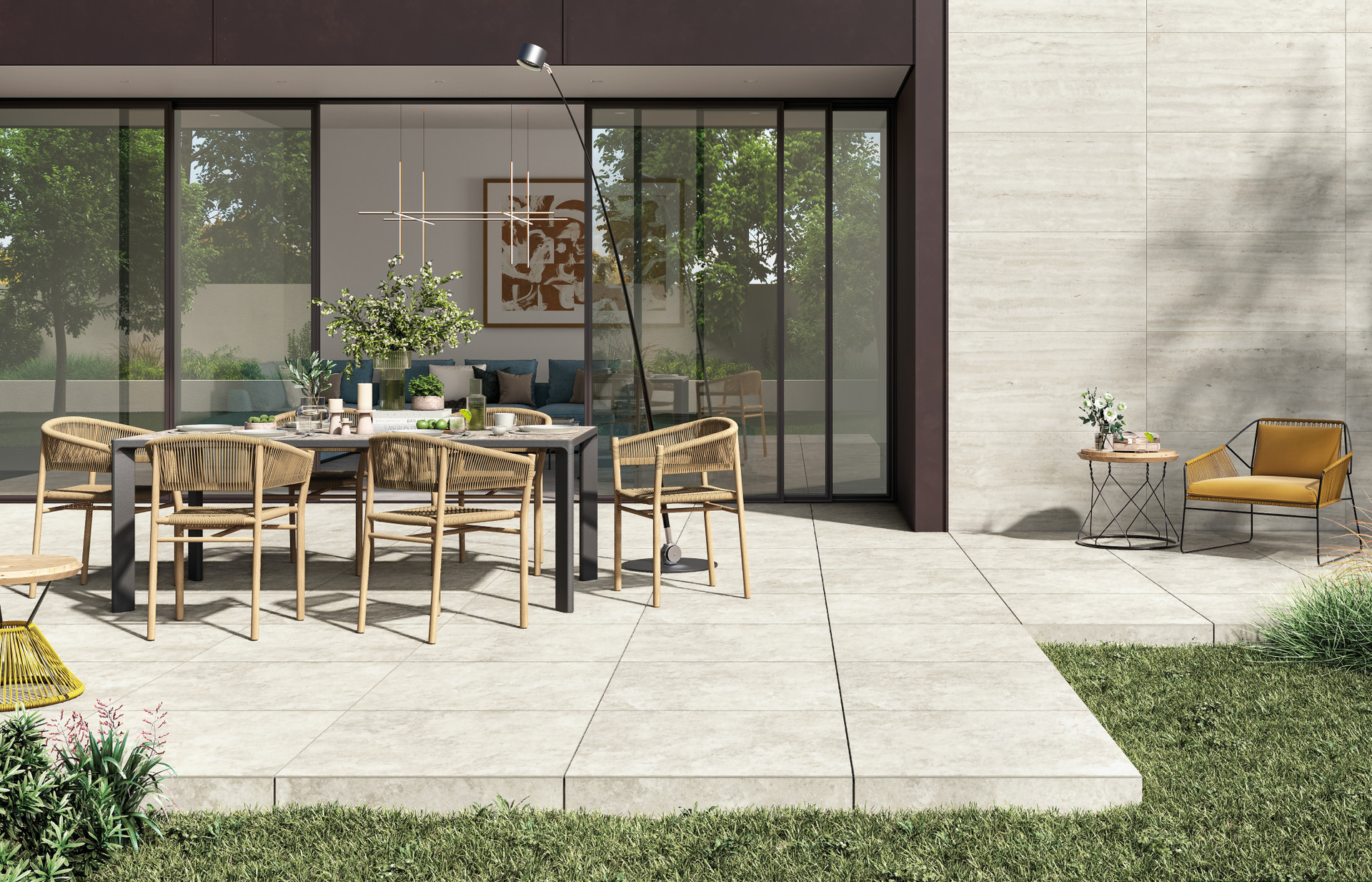 ELYSIAN TRAVERTINI EY12 80x80 Outdoor