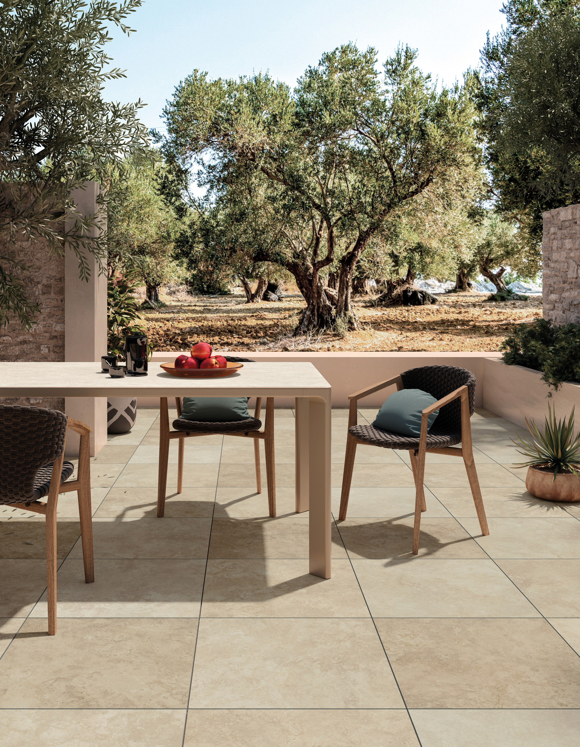ELYSIAN TRAVERTINI EY15 60x60 EY02 Outdoor