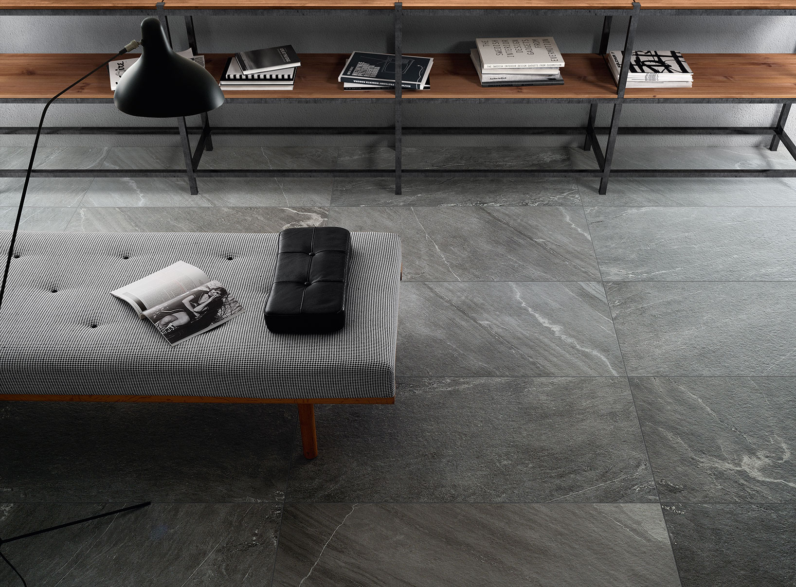 Gres-porcellanato-effetto-pietra_Ceramiche-Coem_Cardoso_Grigio-Scuro-60x120-Strutturato-1