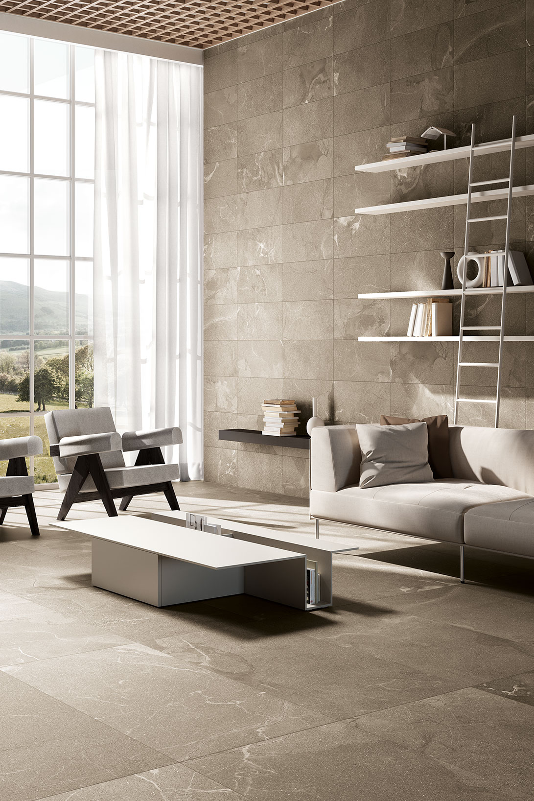 Gres-porcellanato-effetto-pietra_Ceramiche-Coem_Mea-Lapis_Sabbia-60x120-30x60-2