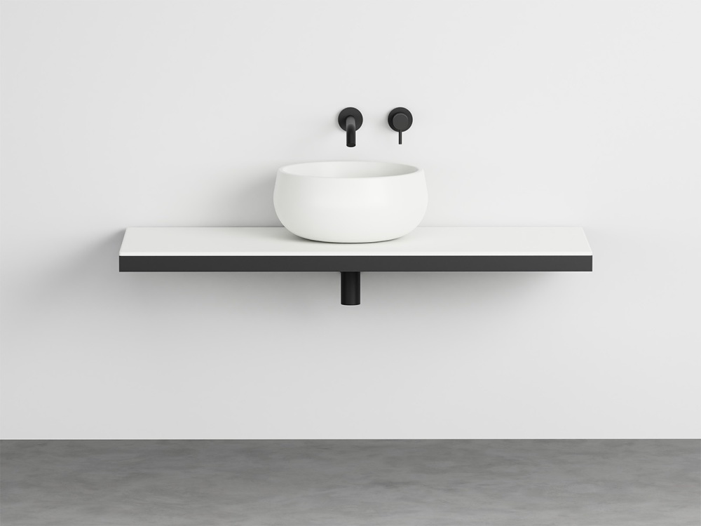 Multiplo with ceramic shelf