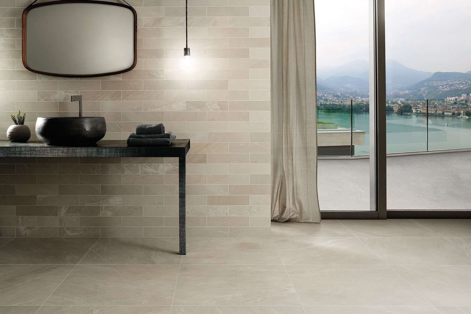 Rivestimento-bagno-piastrelle_Ceramiche-Coem_Cardoso_Corda-60x60-73x30Grigio-Scuro-30x30-Strutturato-2