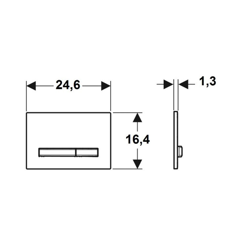 Geberit-Sigma50-square-tipka-za-dvokolicinsko-ispiranje-tehnicki-crtez