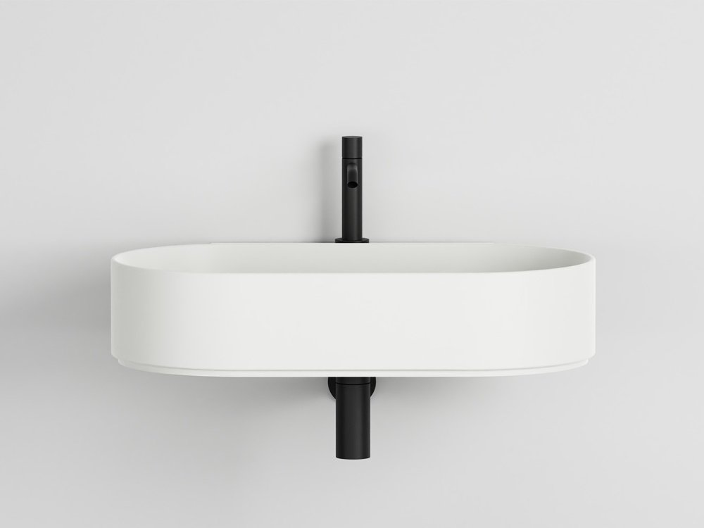 Mare Ovale 70 with one hole washbasin