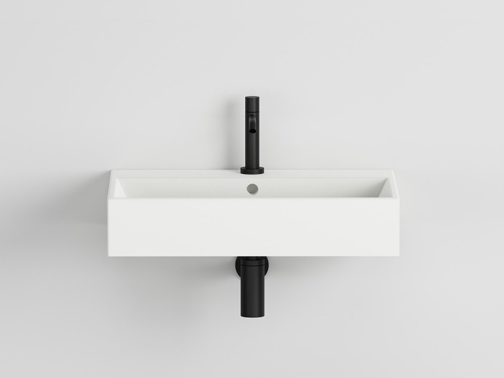 Rectangular washbasin 60